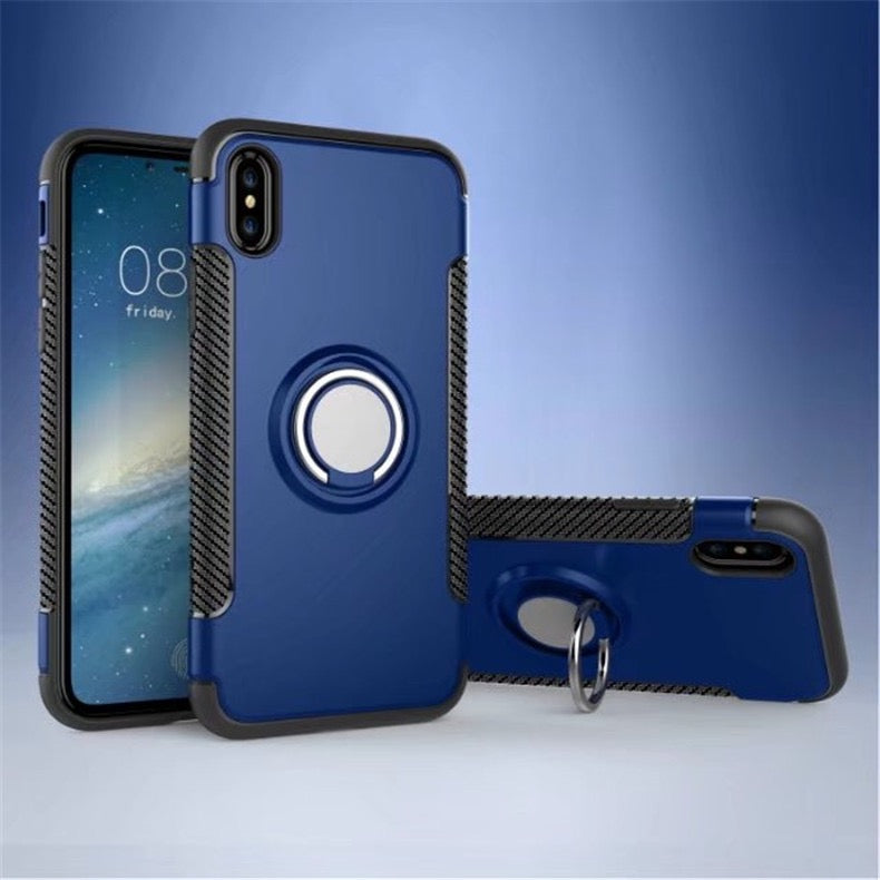 iPhone 7 Heavy Duty Cases with Ring Stand